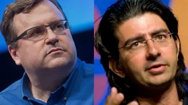 Reid Hoffman y Pierre Omidyar,