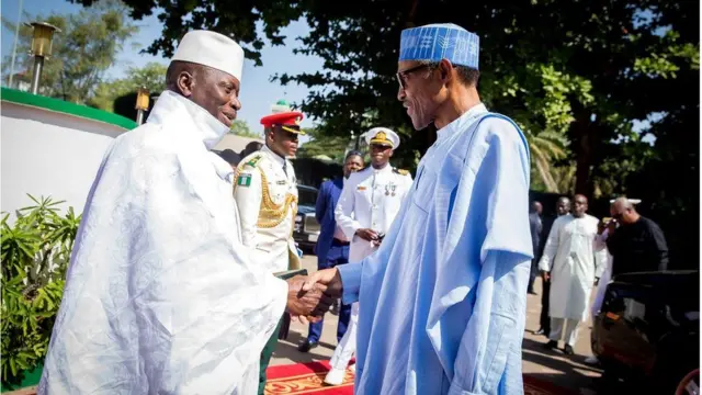 Muhammadu Buhari da Yahya Jammeh
