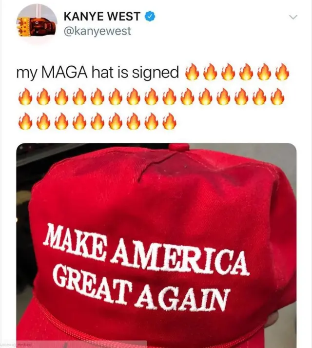 كاني ويست وترامب