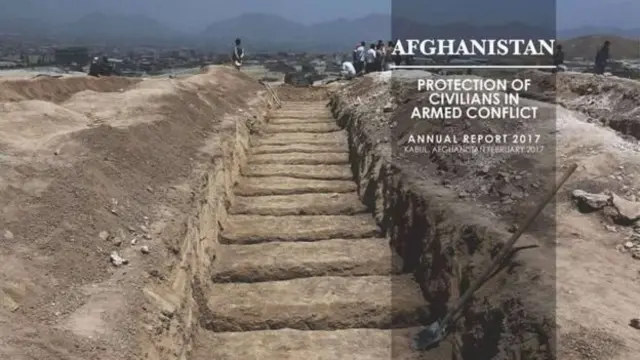 یوناما ثبت تلفات غیرنظامیان در جنگ افغانستان را از سال ۲۰۰۹ آغاز کرد. در گزارش ۲۰۱۶ آمده که تلفات حملات پیچیده و انتحاری میزان تلفات غیرنظامیان به بالاترین میزان خود از ۲۰۰۹ رسیده است