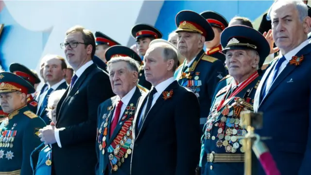 Predsednik Srbije na paradi u Moskvi povodom Dana pobede