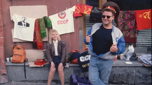 Москва. Арбат. 1991 год