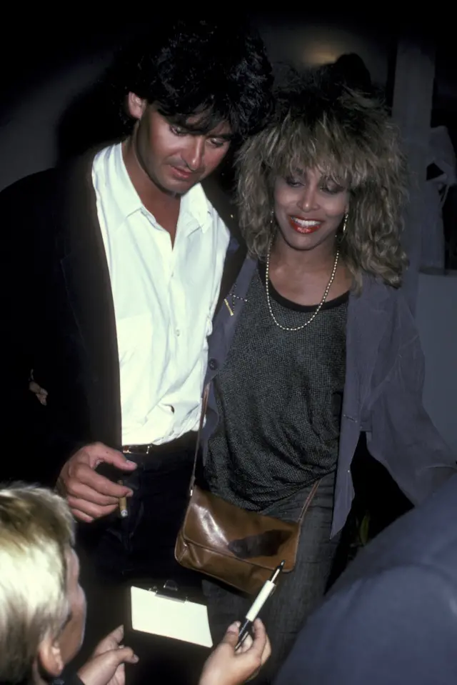 Tina Turner y Erwin Bach.