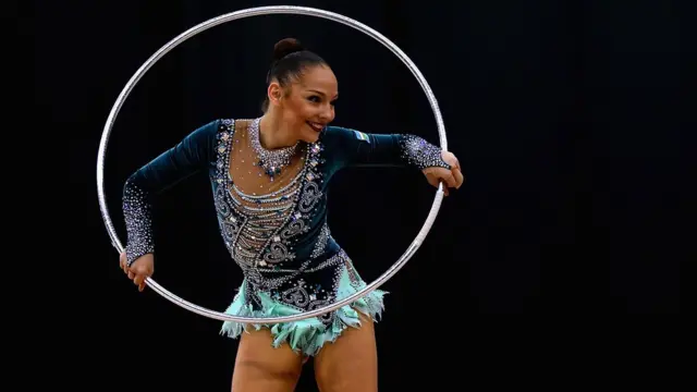 Qadınların Bədii gimnastika yarışlarında ilk gün olub