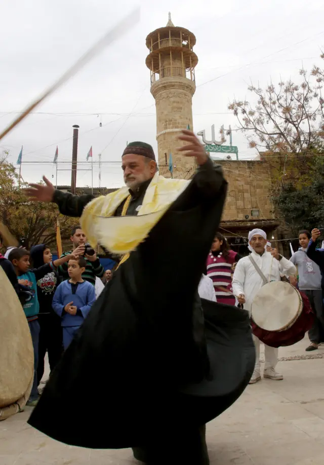 صوفیان لبنان در جشن میلاد پیامبر اسلام