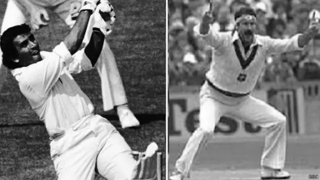 गावस्कर और डेनिस लिली