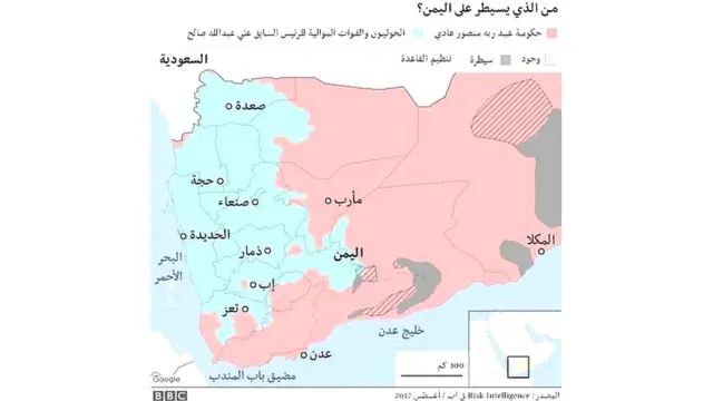 خريطة اليمن