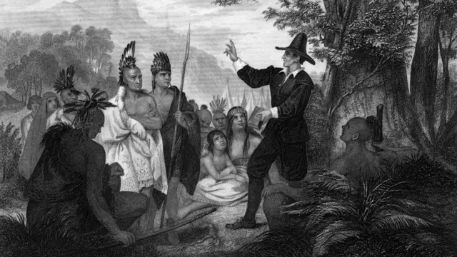 ఆదివాసీలతో మిషనరీ చిత్రం