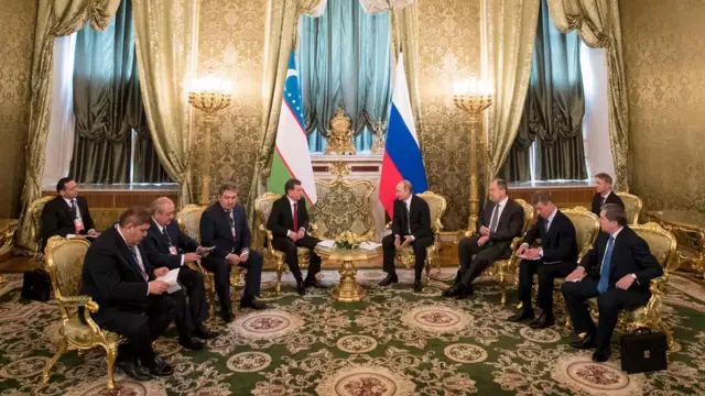 Президент Путин ва Президент Мирзиёев