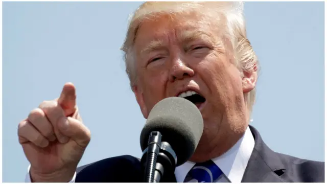 الرئيس الأمريكي دونالد ترامب