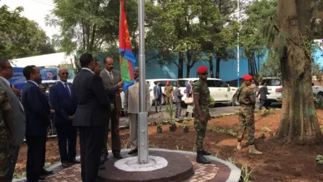 መኽፈቲ ስነስርዓት ኤምባሲ ኤርትራ ኣብ ኣዲስ ኣበባ