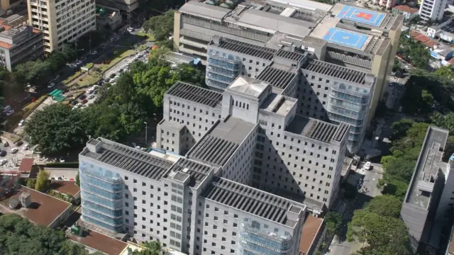 Vista aérea do Hospital das Clínicas da USP