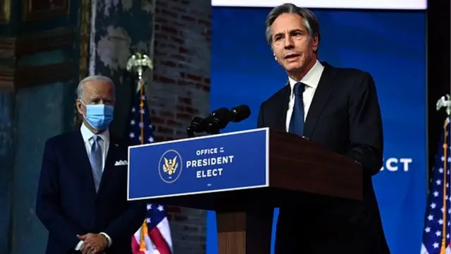 Блинкен и Байден