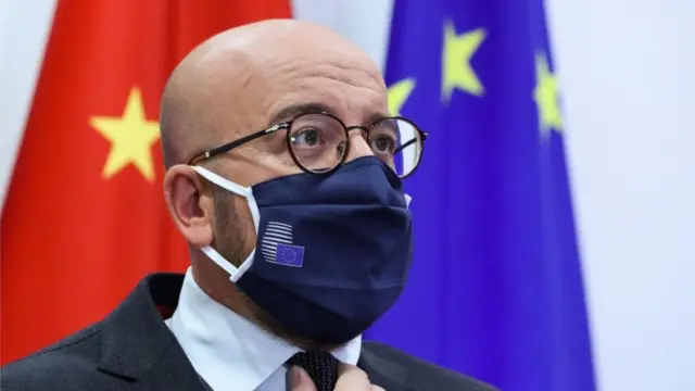 欧洲理事会主席米歇尔还要求习近平释放中国关押的瑞典籍书商桂敏海。