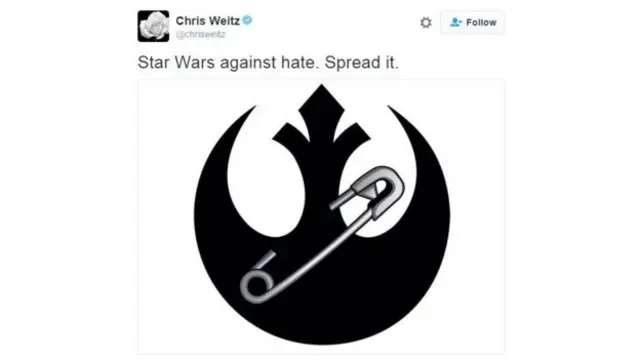 क्रिस व्हाइट्स ट्वीट