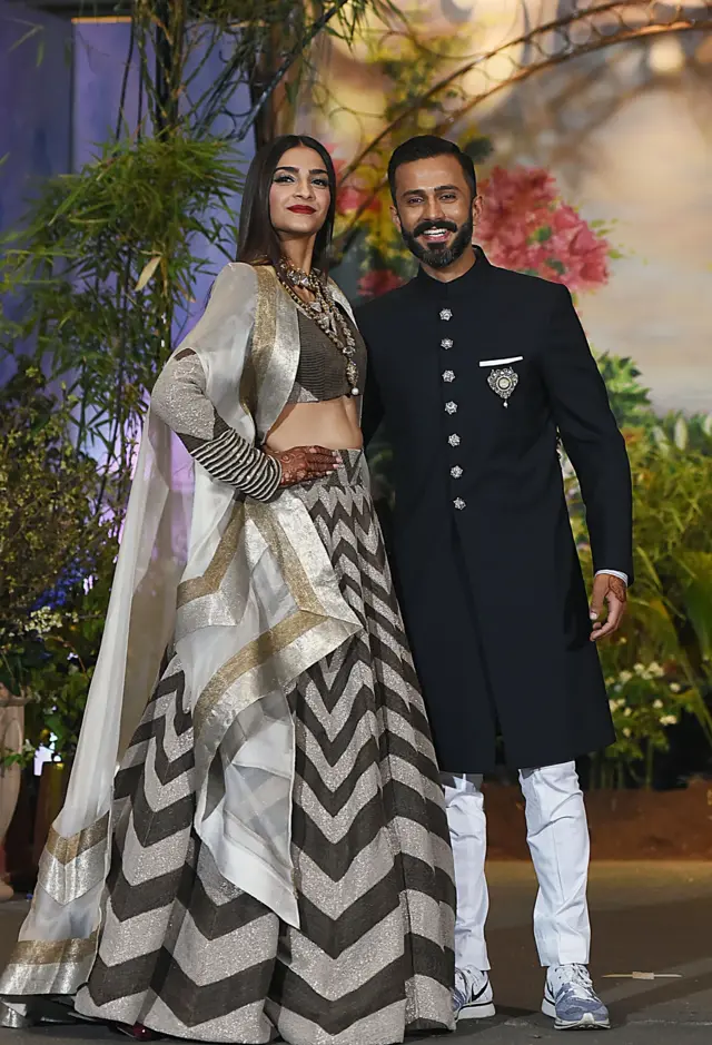 सोनम कपूर आणि आनंद आहुजाच्या लग्नाचं रिसेप्शन