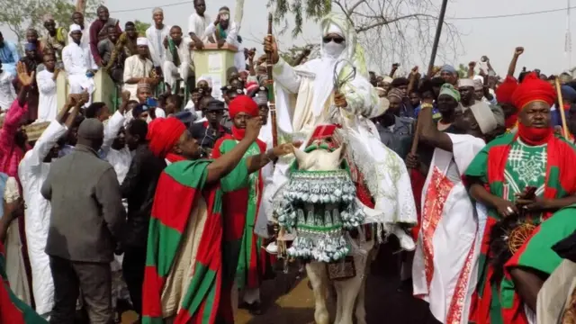Emir Kano bụ Sanusi n'oge emume Sallah