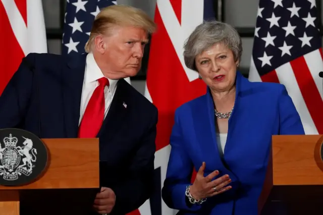 trump ve may