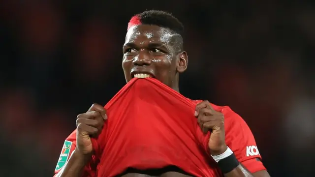 Paul Pogba joueur de Manchester United