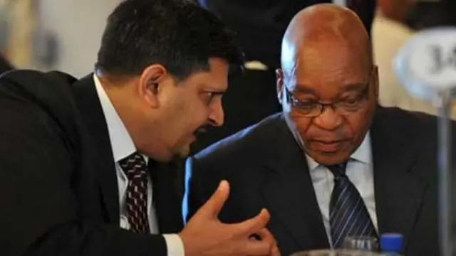 जैकब ज़ुमा के साथ अतुल गुप्ता