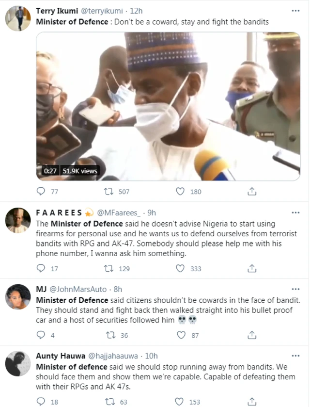 Kagara Abduction: Minister of Defence