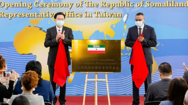 Opening ceremony of Somaliland mission in Taiwan