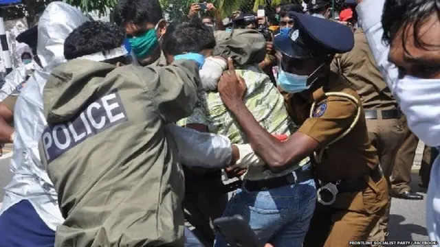 කෘරත්වය, වධ බන්ධන පැනවීම සහ භාෂණයේ නිදහසට වැට බඳින බවට ශ්‍රී ලංකා පොලිසියටත් චෝදනා