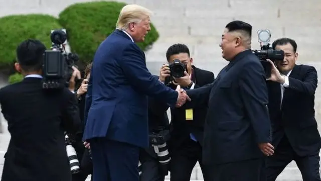 Trump y Kim