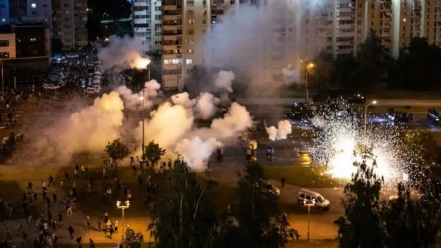 Minskdə prezident seçkisindən sonra etirazlar