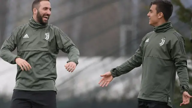 Gonzalo Higuain na Paulo Dybala ndị otu Juventus