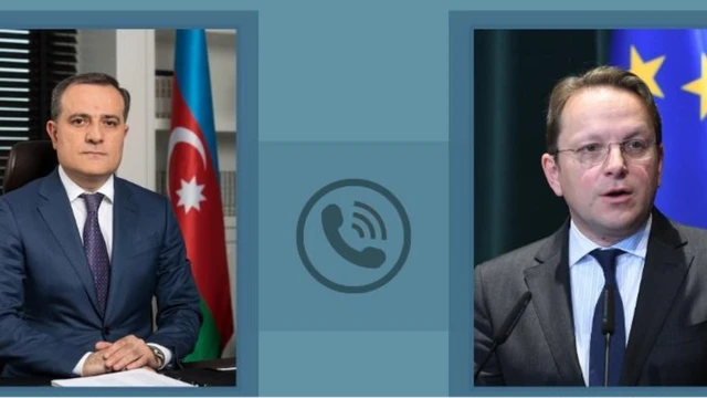 Ceyhun Bayramov Oliver Varhelyi Azərbaycan Avropa İttifaqı