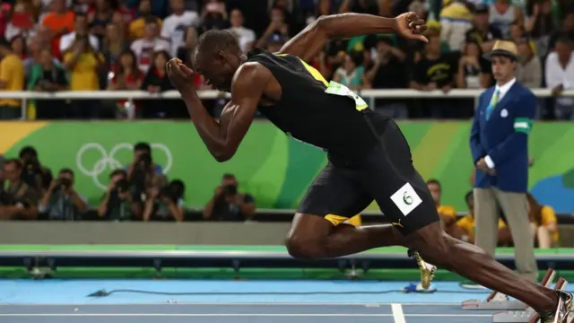 Усэйн Болт на старте