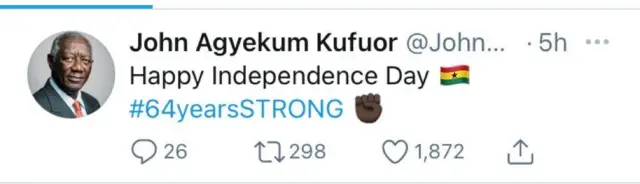 "Happy Independence Day Ghana 2021"