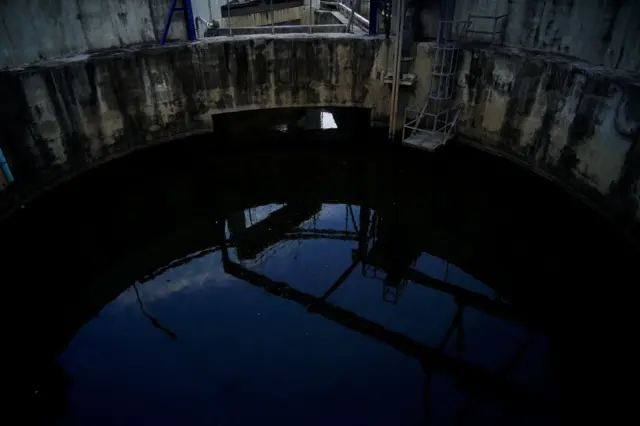 อุโมงค์ระบายน้ำที่สถานีสูบน้ำพระโขนง (ถ่ายเมื่อวันที่ 14 พ.ค.)