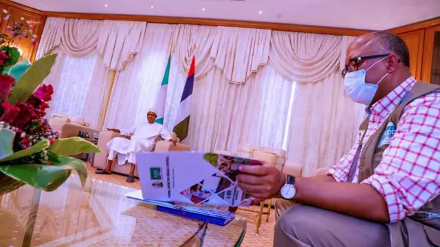 Aworan aarẹ Buhari