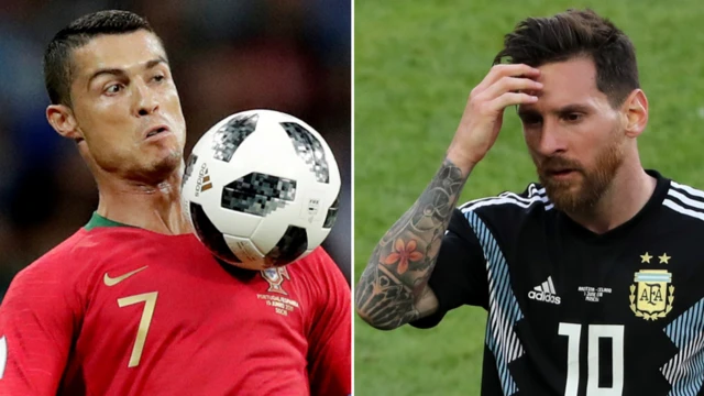 Ronaldo y Messi.