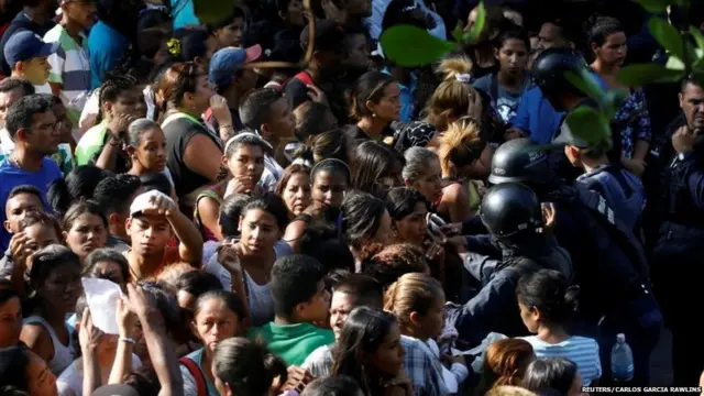 वेनेज़ुएला की जेल में आग