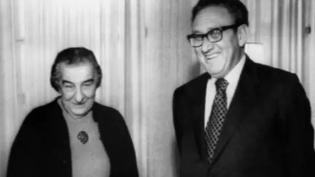 Golda Meir e Henry Kissinger