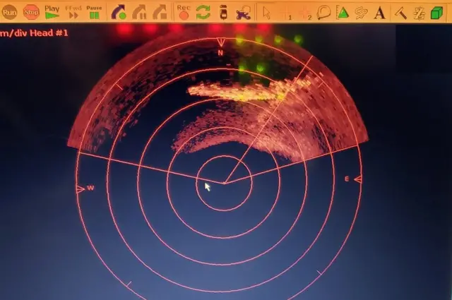 یو اېس اېس ساموېل بي رابرټس ډوبه شوې بېړۍ کله چې لومړی ځل د غږ کشفوونکې الې په مټ وموندل شوه