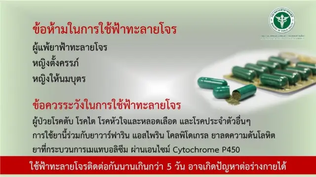 ยาฟ้าทะลายโจร