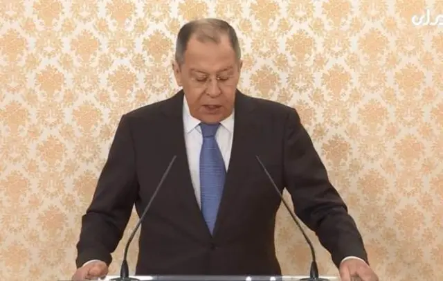 سرگی لاوروف وزیر خارجه روسیه در این کنفرانس گفت که آنها نگران وضعیت امنیتی افغانستان هستند