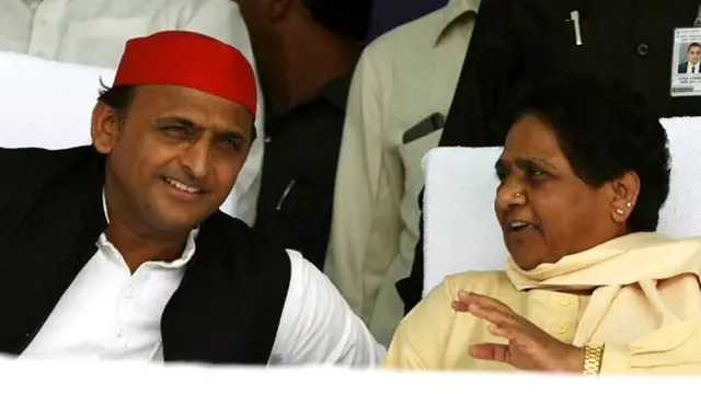 अखिलेश यादव और मायावती की फ़ाइल फ़ोटो