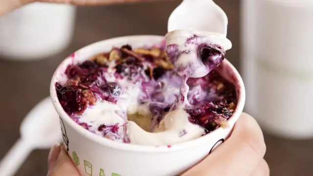 Helado de frijoles rojos