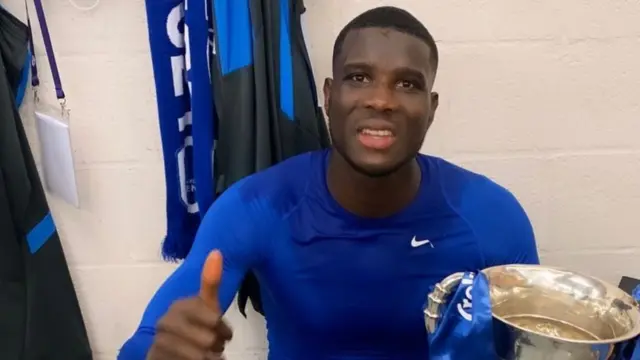 Nigeria Paul Onuachu play for Danish club FC Midtjylland