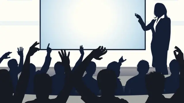 Студенты, задающие вопросы