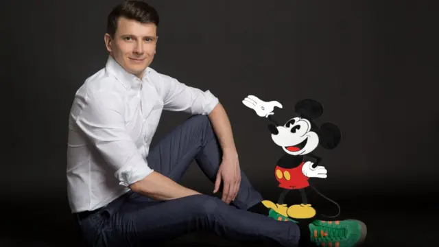 Marko Jeličić sa Mikijem