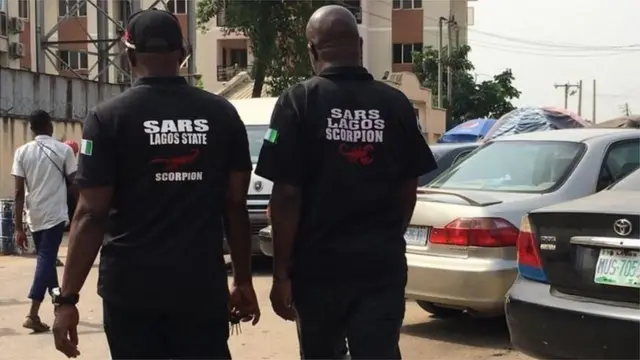 SARS men for Lagos on Monday April 1, 2019