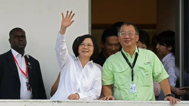 2016年6月25日,台湾总统蔡英文访问巴拿马,并出席运河扩建竣工仪式。