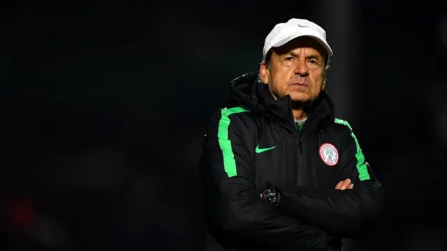 Nigeria coach Gernot Rohr