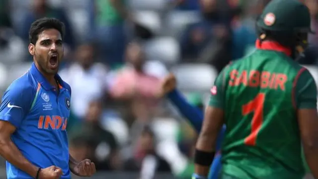 சிறப்பாக பந்துவீசிய புவனேஷ்வர் குமார்